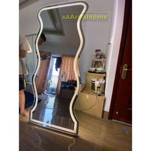 Đi tỉnh 70x170cm Gương soi sóng biển AAArealhome SB3 Gương sóng biển Gương soi lượn sóng Gương toàn thân
