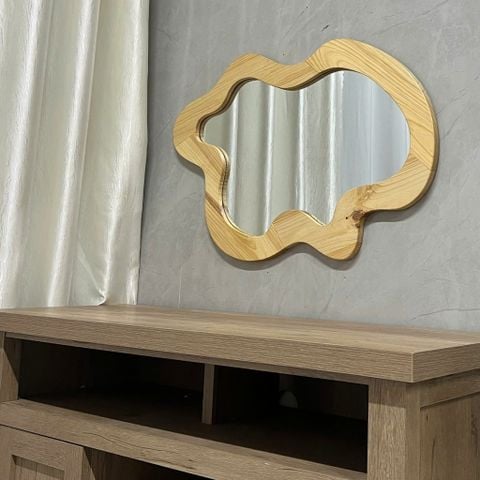 60x90cm Gương soi khung gỗ AAArealhome CD4trai N Gương soi tân cổ điển Indochine