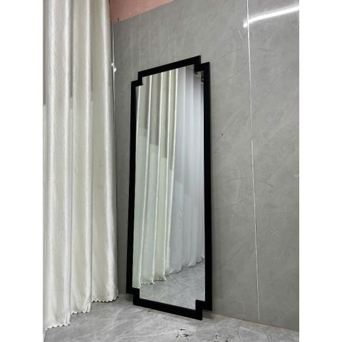 80x180cm Gương soi toàn thân cổ điển AAArealhome VG CD 5F đen