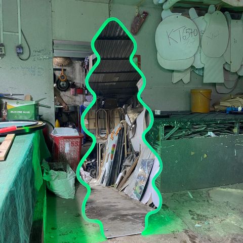 80x180cm Gương soi cây thông noel đèn led AAArealhome NOEL Gương noel Gương giáng sinh
