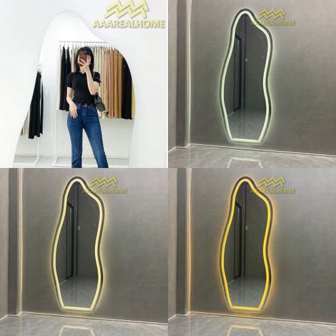 Đi tỉnh 70x170cm Gương soi hạt đậu đèn led AAArealhome HD1 PC
