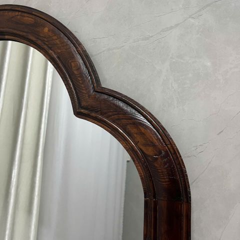 90x180cm Gương soi mái vòm khung gỗ AAArealhome V14 G Gương soi tân cổ điển Indochine