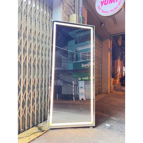 90x183cm Gương soi toàn thân đèn led AAArealhome SML Gương toàn thân viền siêu mỏng 5mm