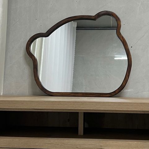 70x60cm Gương soi chú gấu khung gỗ AAArealhome DG Gương trang điểm Gương nhà tắm