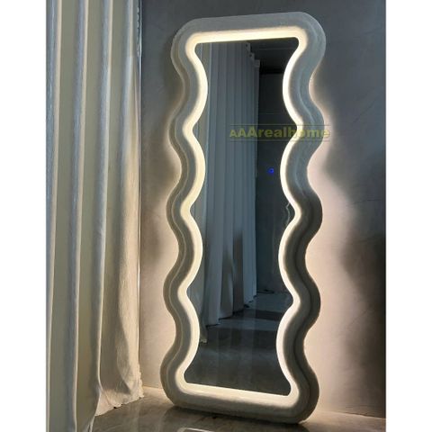 100x180cm Gương sóng biển bọc nhung AAArealhome SB5 2S PC