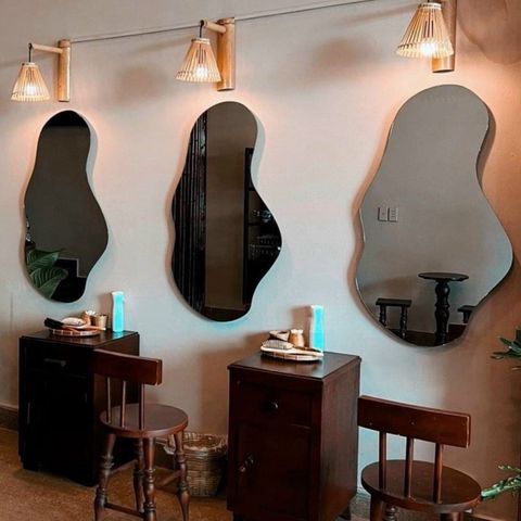 60x100cm Gương soi đám mây AAArealhome HD Gương trang điểm Gương nhà tắm