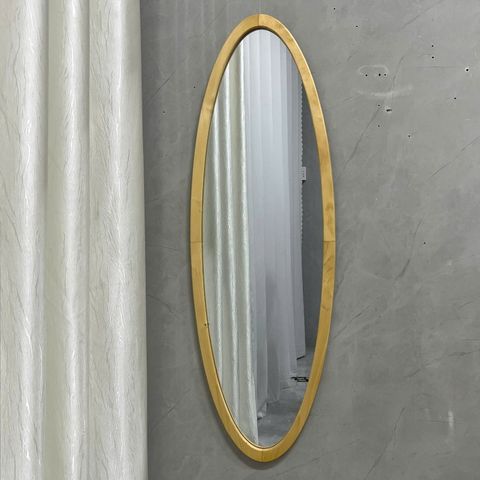 40x120cm Gương soi toàn thân khung gỗ AAArealhome EG Gương elip khung gỗ Gương toàn thân