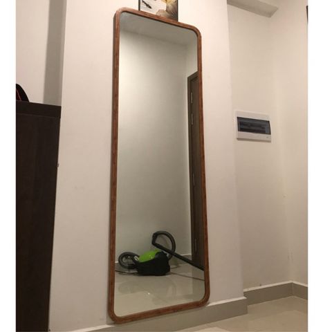 70x183cm Gương soi toàn thân AAArealhome CÓ CHÂN BK Gương soi treo tường Gương toàn thân
