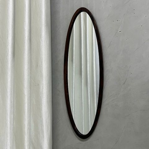 40x120cm Gương soi toàn thân khung gỗ AAArealhome EG Gương elip khung gỗ Gương toàn thân