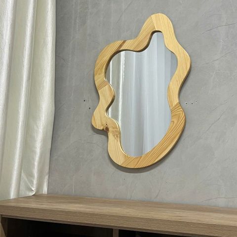 60x90cm Gương soi khung gỗ AAArealhome CD4 N Gương soi tân cổ điển Indochine