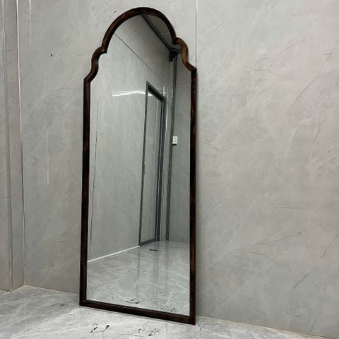 80x180cm Gương soi mái vòm khung gỗ AAArealhome V13 G Gương soi tân cổ điển Indochine