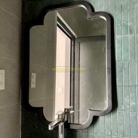 60x80cm Gương soi khung gỗ tân cổ điển AAArealhome CD Gương soi tân cổ điển Indochine Gương trang điểm Gương nhà tắm