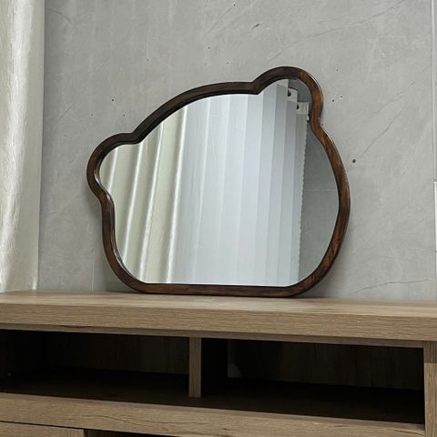 70x60cm Gương soi chú gấu khung gỗ AAArealhome DG Gương trang điểm Gương nhà tắm