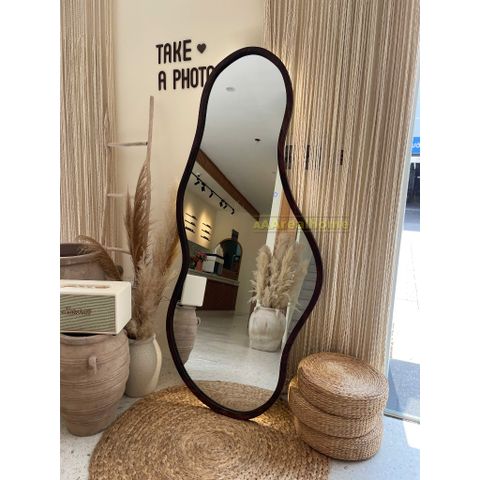 80x180cm Gương soi hạt đậu khung gỗ AAArealhome HD G Gương soi tân cổ điển Indochine