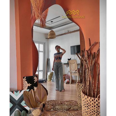 100x180cm Gương soi hồ lô AAArealhome HL Gương hồ lô Gương soi treo tường Gương soi toàn thân đèn led cảm ứng