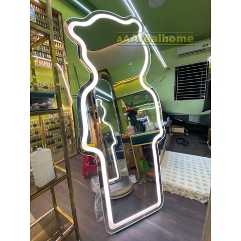 80x180cm Gương soi chú gấu đèn led AAArealhome G PC Gương BearBrick Mirror