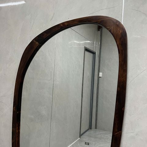 80x180cm Gương soi hạt đậu khung gỗ AAArealhome HD3 GT Gương soi tân cổ điển Indochine