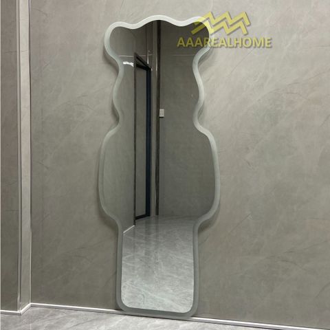 Đi tỉnh 70x170cm Gương soi chú gấu đèn led AAArealhome G1 Gương soi toàn thân đèn led cảm ứng BearBrick Mirror