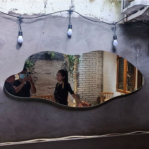 120x60cm Gương soi đám mây AAArealhome DMN1 Gương trang điểm Gương nhà tắm