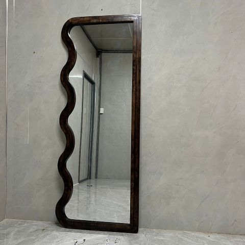 80x180cm Gương soi sóng biển khung gỗ AAArealhome SB5 2S 1F2 G