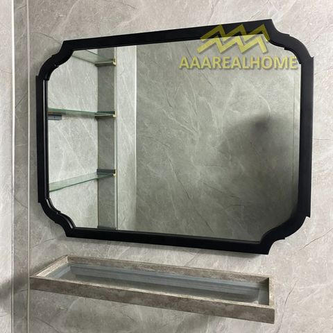 60x80cm Gương soi khung gỗ AAArealhome CD1 Gương soi tân cổ điển Indochine Gương trang điểm Gương nhà tắm