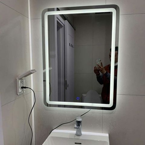 60x80cm Gương soi đèn led AAArealhome BG PC Gương trang điểm Gương nhà tắm