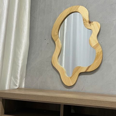 60x90cm Gương soi khung gỗ AAArealhome CD4up N Gương soi tân cổ điển Indochine