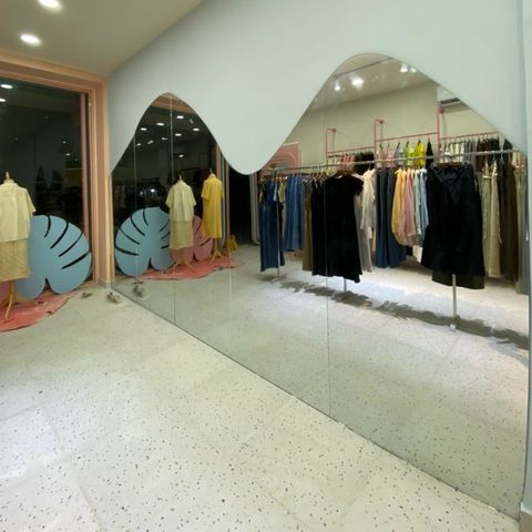 Gương soi sóng biển ốp tường AAArealhome