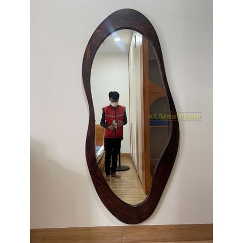 80x180cm Gương soi hạt đậu khung gỗ AAArealhome HD2 G Gương soi tân cổ điển Indochine