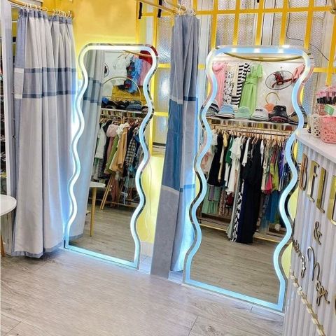 90x180cm Gương soi sóng biển đèn led AAArealhome SB4 PC