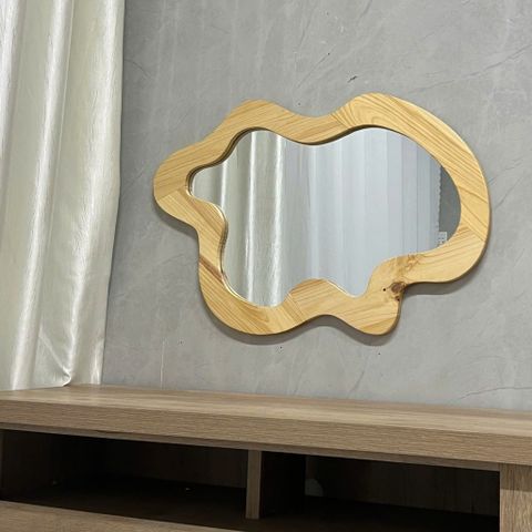 60x90cm Gương soi khung gỗ AAArealhome CD4trai N Gương soi tân cổ điển Indochine