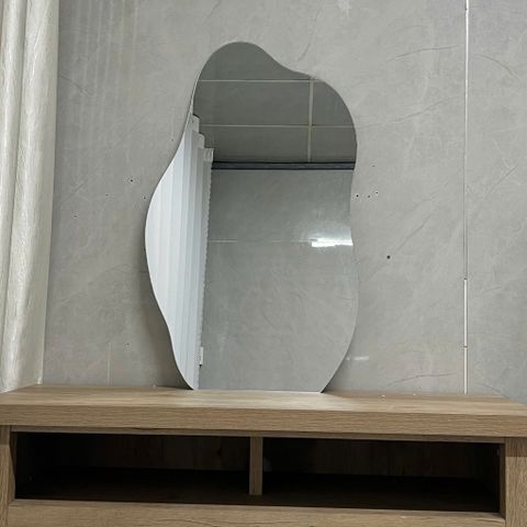 60x90cm Gương soi hạt đậu AAArealhome HD1 Gương trang điểm Gương nhà tắm