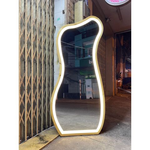 80x180cm Gương soi hồ lô khung gỗ AAArealhome HLGT