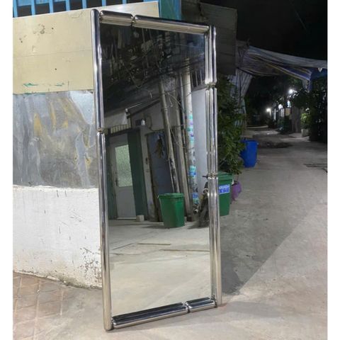 70x180cm Gương soi toàn thân inox AAArealhome VG trụ Inox