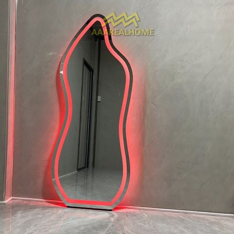 100x180cm Gương soi hồ lô AAArealhome HL Gương hồ lô Gương soi treo tường Gương soi toàn thân đèn led cảm ứng