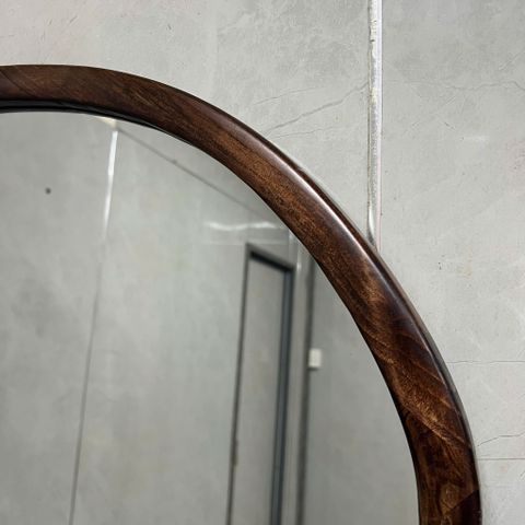 80x180cm Gương soi sóng biển khung gỗ AAArealhome SB5MV GĐ