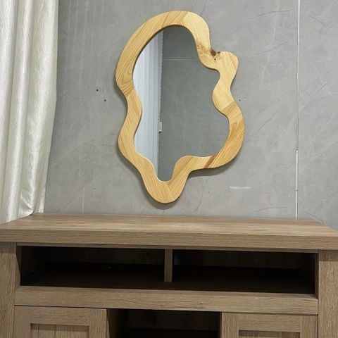 60x90cm Gương soi khung gỗ AAArealhome CD4up N Gương soi tân cổ điển Indochine