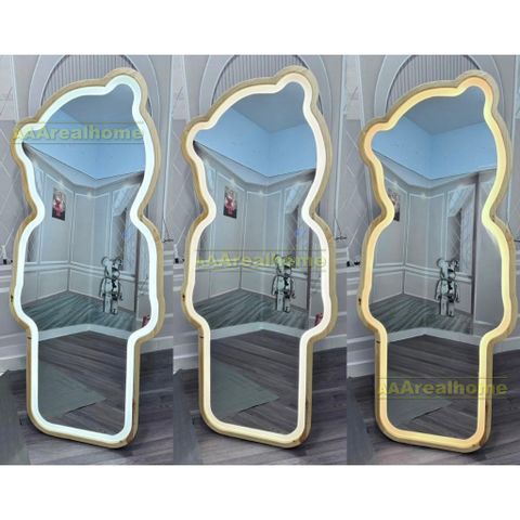 80x180cm Gương soi chú gấu khung gỗ AAArealhome GGT