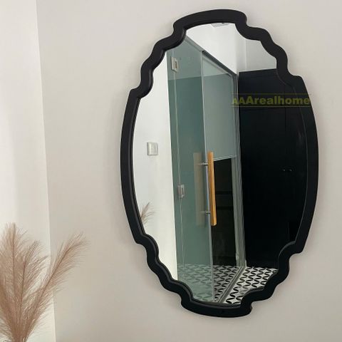 60x90cm Gương soi khung gỗ tân cổ điển AAArealhome CD2 Gương soi tân cổ điển Indochine Gương trang điểm Gương nhà tắm