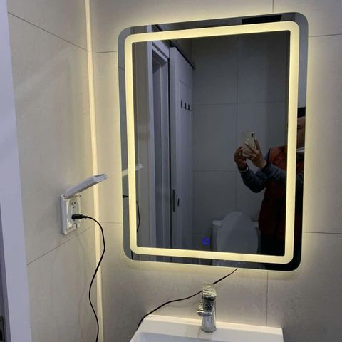 60x80cm Gương soi đèn led AAArealhome BG PC Gương trang điểm Gương nhà tắm