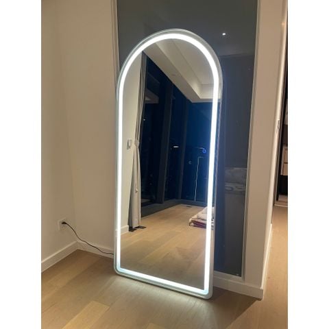 70x180cm Gương soi mái vòm khung nhôm AAArealhome V1NPC