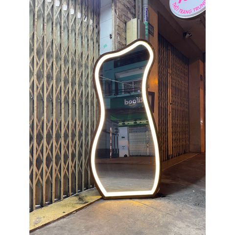 80x180cm Gương soi hồ lô khung gỗ AAArealhome HLGT