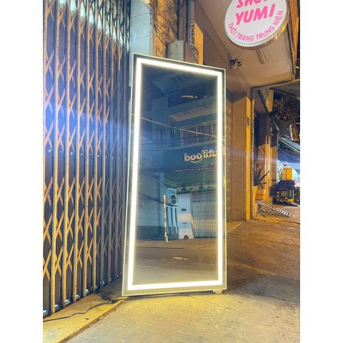 90x183cm Gương soi toàn thân đèn led AAArealhome SML Gương toàn thân viền siêu mỏng 5mm