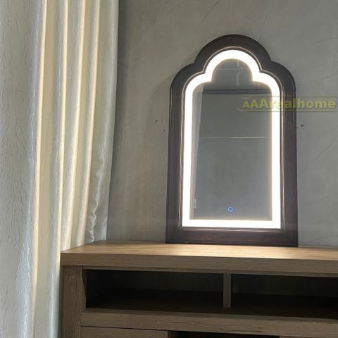 60x90cm Gương soi mái vòm AAArealhome V1-2CD Gương soi cổ điển Indochine