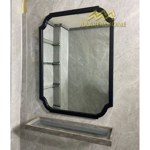 60x80cm Gương soi khung gỗ AAArealhome CD1 Gương soi tân cổ điển Indochine Gương trang điểm Gương nhà tắm