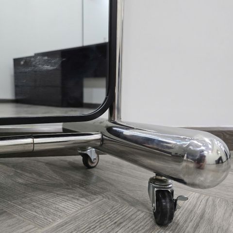 70x180cm Gương soi toàn thân inox AAArealhome BKN + Chân Inox + bánh xe