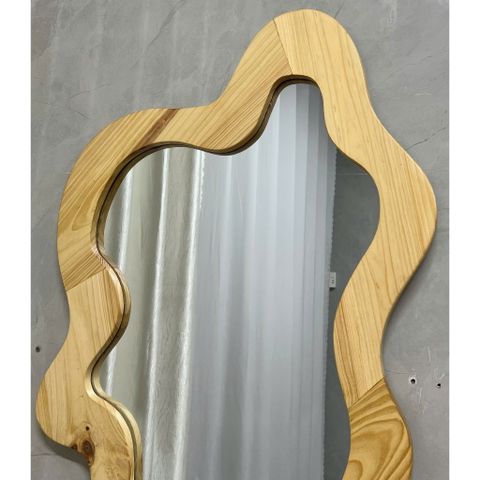 60x90cm Gương soi khung gỗ AAArealhome CD4 N Gương soi tân cổ điển Indochine