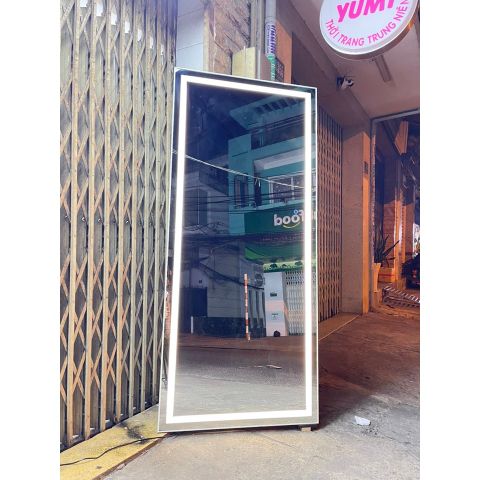 90x183cm Gương soi toàn thân đèn led AAArealhome SML Gương toàn thân viền siêu mỏng 5mm