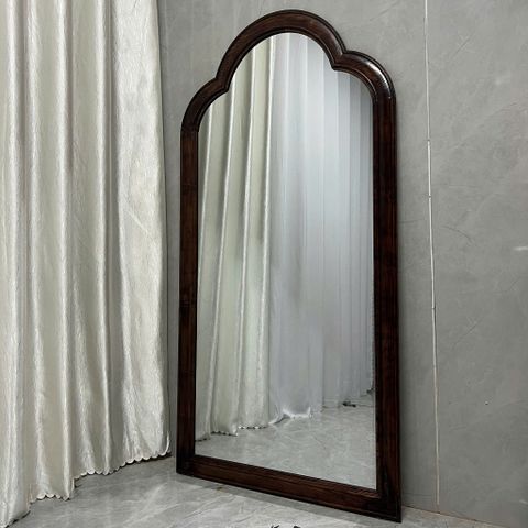 90x180cm Gương soi mái vòm khung gỗ AAArealhome V14 G Gương soi tân cổ điển Indochine