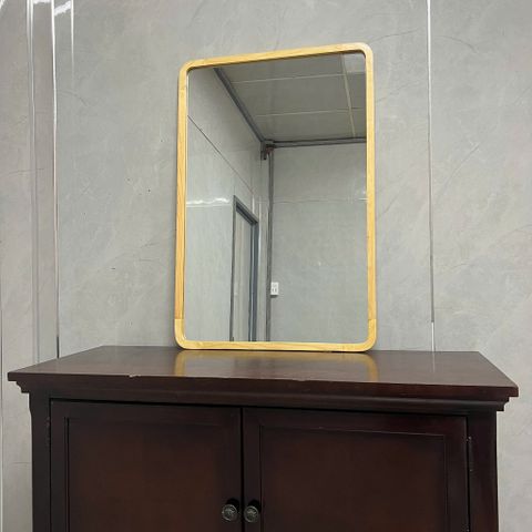 60x90cm Gương soi khung gỗ AAArealhome BKG nhạt